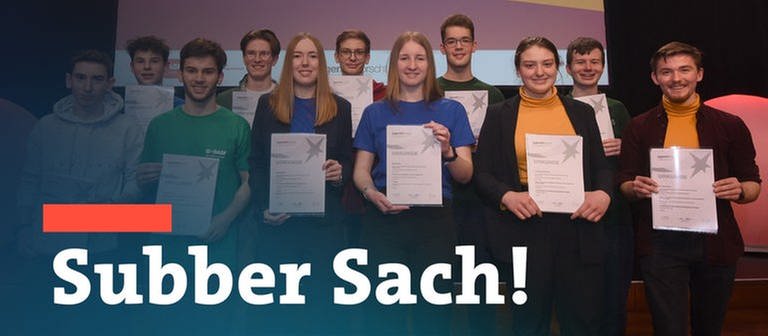 Die Siegerinnen und Sieger beim "Jugend forscht"-Landeswettbewerb in Rheinland-Pfalz (Foto: Pressestelle BASF)