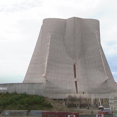 Alter Kühlturm des Atomkraftwerkes in Mühlheim-Kärlich (Foto: SWR)
