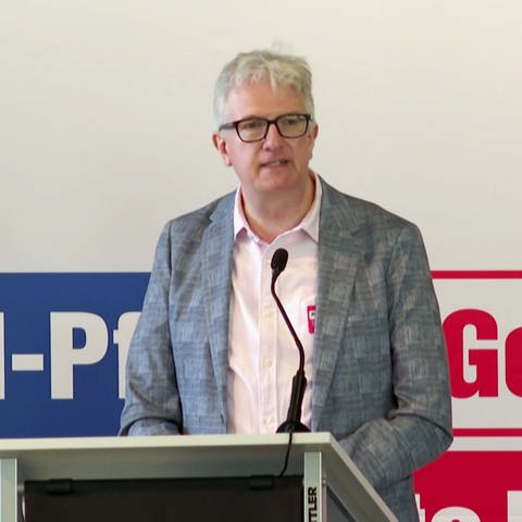 Als Landesvorsitzender der Linken in Rheinland-Pfalz wiedergewählt: Stefan Glander (Foto: SWR)