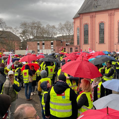 Streikkundgebung Mainz ver.di (Foto: SWR)
