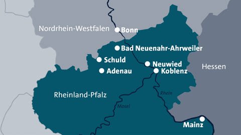 An Rhein, Mosel und kleineren Flüssen in Rheinland-Pfalz steigen die Pegelstände. Vor allem die Eifel ist betroffen. Der Wetterdienst warnt vor weiterem Dauerregen.  (Foto: SWR)