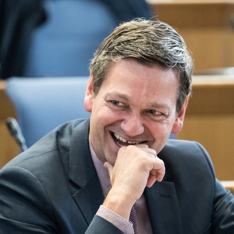 Christian Baldauf im Landtag von Rheinland-Pfalz (Foto: dpa Bildfunk, Picture Alliance)