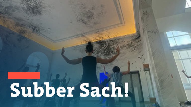 Subber-Sach-Bild. Yoga in der Pfalzgalerie (Foto: SWR)