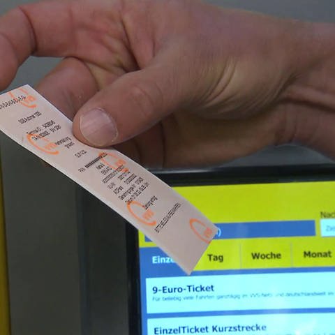 Bahnticket (Foto: SWR)