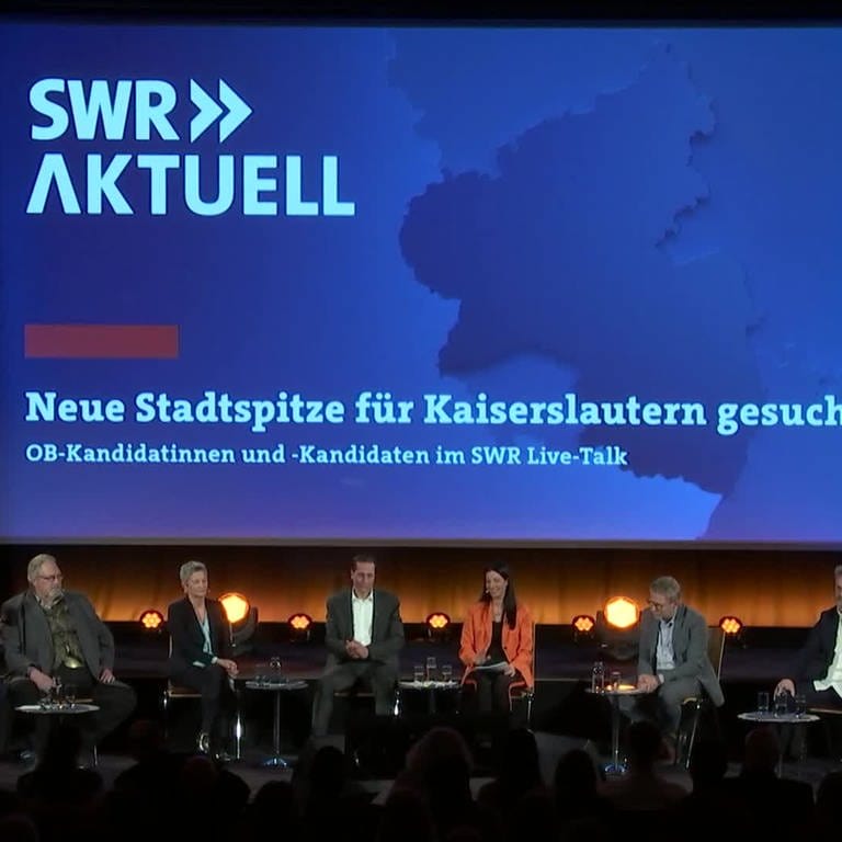 Diskussion um Lebensqualität in KL von OB-Kandidaten (Foto: SWR)
