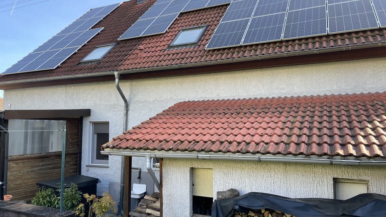 Die Photovoltaikanlage auf dem Dach von Jörg Klein aus Kirn