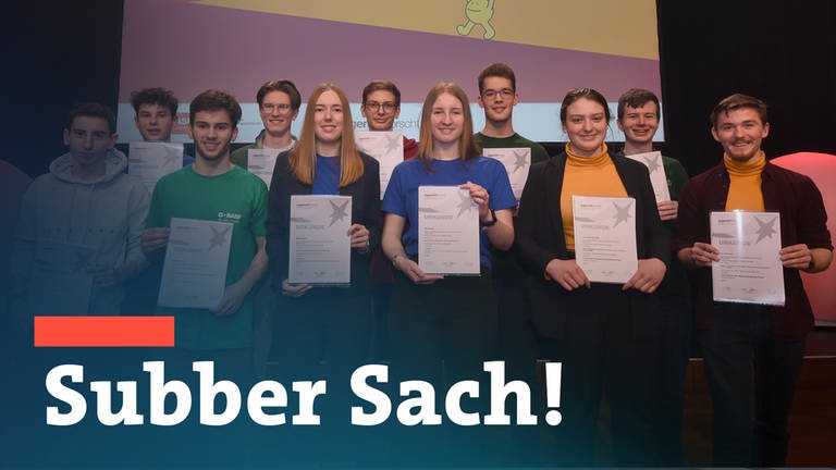 Die Siegerinnen und Sieger beim "Jugend forscht"-Landeswettbewerb in Rheinland-Pfalz (Foto: Pressestelle BASF)