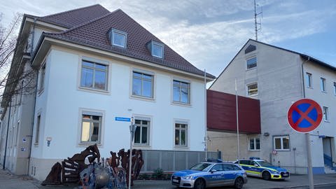Das Polizeipräsidium Rheinpfalz in Ludwigshafen