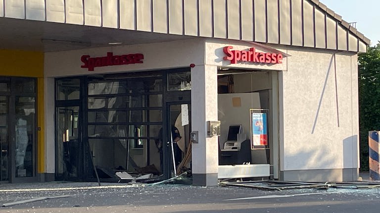 Geldautomat in Zweibrücken gesprengt (Foto: SWR)