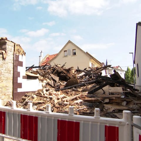 eingestürztes Haus (Foto: SWR)