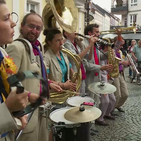 Band auf dem Festival in Kaiserslautern