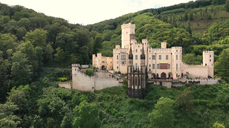 Schloss Stolzenfels leidet unter den Folgen des Klimawandels
