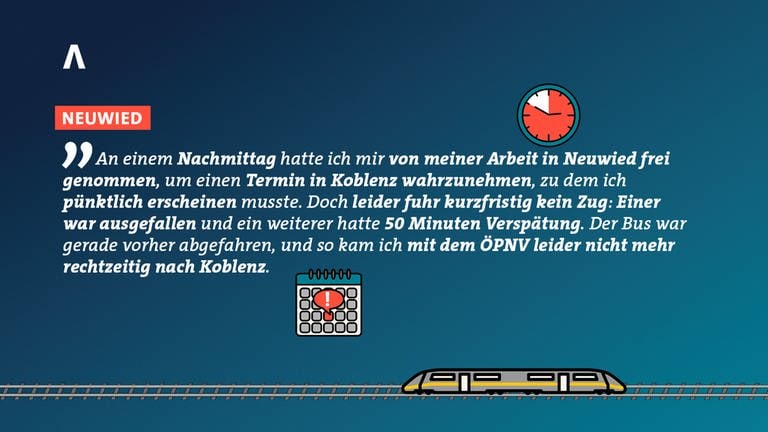 Erlebnisse aus der Bahn in Rheinland-Pfalz (Foto: SWR)