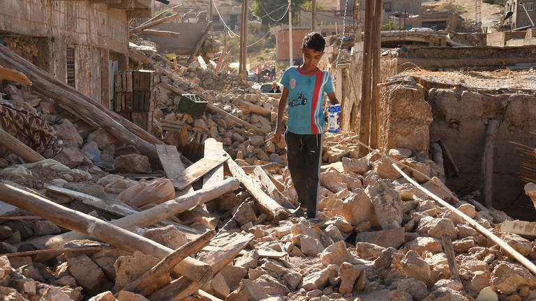 Marokko: Rettungsarbeiten im Erdbebengebiet