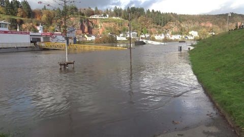 Hochwasser bei Trier
