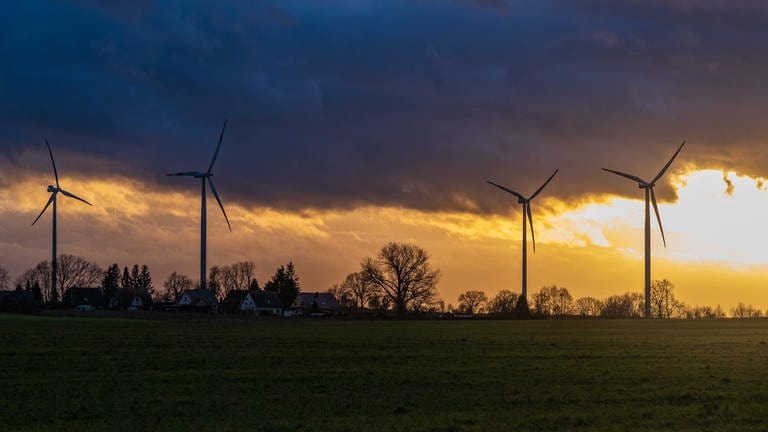 In Rheinland-Pfalz wurden im vergangenen Jahr 33 neue Windkraftanlagen gebaut  (Foto: picture-alliance / Reportdienste, picture alliance/dpa | Patrick Pleul)