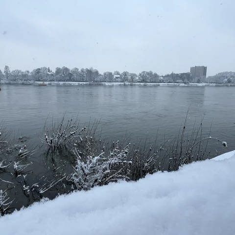 Koblenz mit Schnee