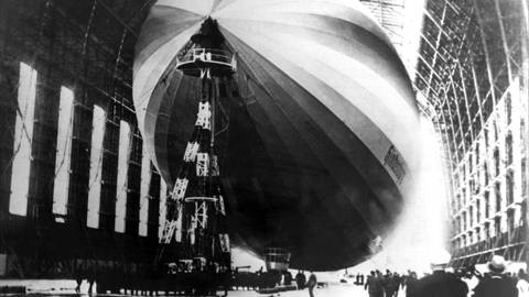 Zeppelin Hindenburg (Foto: dpa Bildfunk, picture alliance / dpa | dpa Goettert)