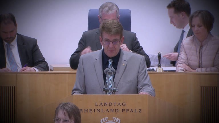 Der rheinland-pfälzische AfD-Landtagsabgeordnete Jens Ahnemüller (Foto: SWR)