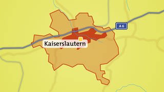 Karte von Kaiserslautern (Foto: SWR)
