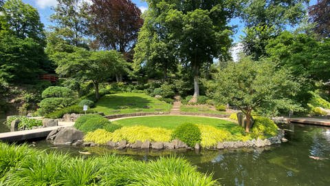 Der Japanische Garten in Kaiserslautern bringt Fernost in die Westpfalz. (Foto: SWR)