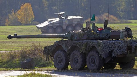 Panzer auf Truppenübungsplatz Baumholder (Foto: IMAGO, imago / Björn Trotzki)