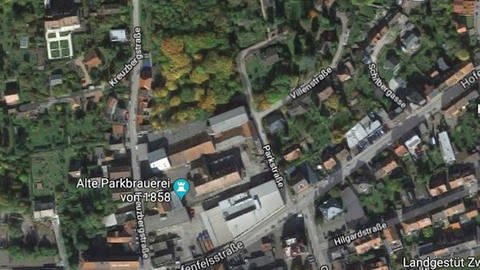 Satellitenbild von Park-Brauereigelände Zweibrücken  (Foto: Google Maps)
