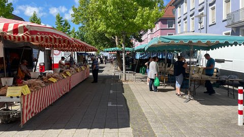 Wochenmarkt Kaiserslautern - Preise noch moderat erhöht (Foto: SWR)