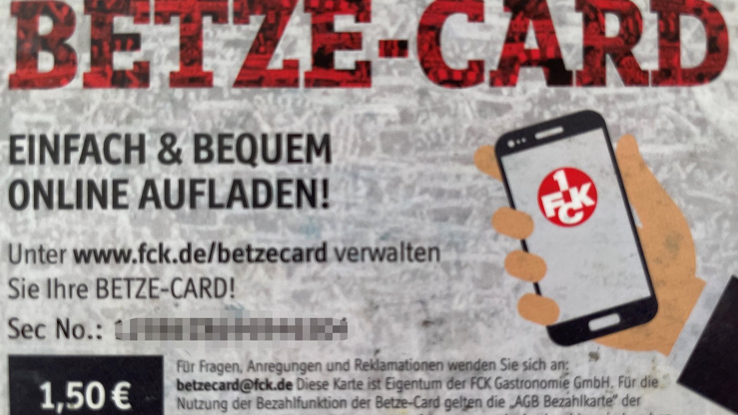 FCK schafft Betzecard für neues Bezahlsystem ab (Foto: SWR)