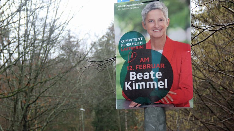 Wahlplakat Beate Kimmel (Foto: SWR)