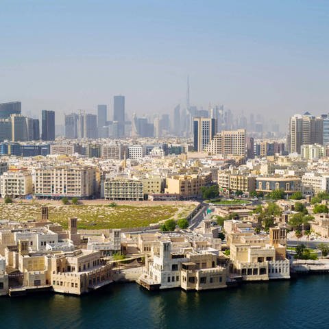 Blick auf das Finanzzentrum in Dubai - Arabische Emirate (Foto: IMAGO, IMAGO / aal.photo)