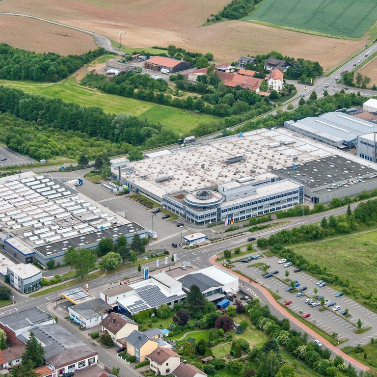 Der Campus von BorgWarner in Kirchheimbolanden. Hier befinden sich das Werk sowie das Entwicklungszentrum des amerikanischen Automobilzulieferers.  (Foto: BorgWarner)