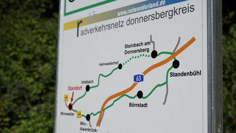 Weiteres Beispiel aus dem Donnersbergkreis: Besonders in der Verbandsgemeinde Winnweiler hat sich beim Bau von Radwegen im vergangenen Jahr einiges getan. (Foto: SWR)