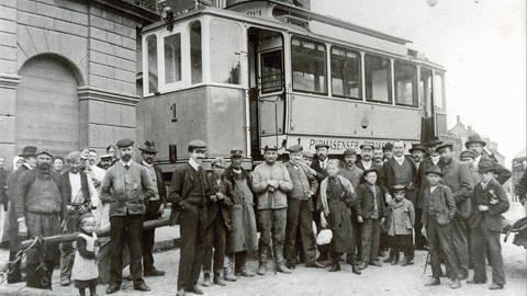 Historische Straßenbahn in Pirmasens (Foto: Stadt Pirmasens)