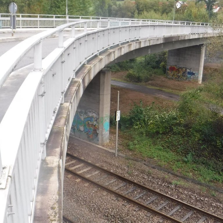 Die Glanbrücke bei Glan-Münchweiler: Wegen Schäden ist sie vorerst voll gesperrt.