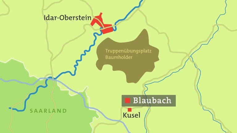 Die Gemeinde Blaubach im Landkreis Kusel hat etwa 400 Einwohner.  (Foto: SWR)