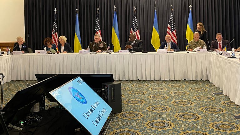 Treffen Verteidigungsminister in Ramstein zu Ukraine-Krieg