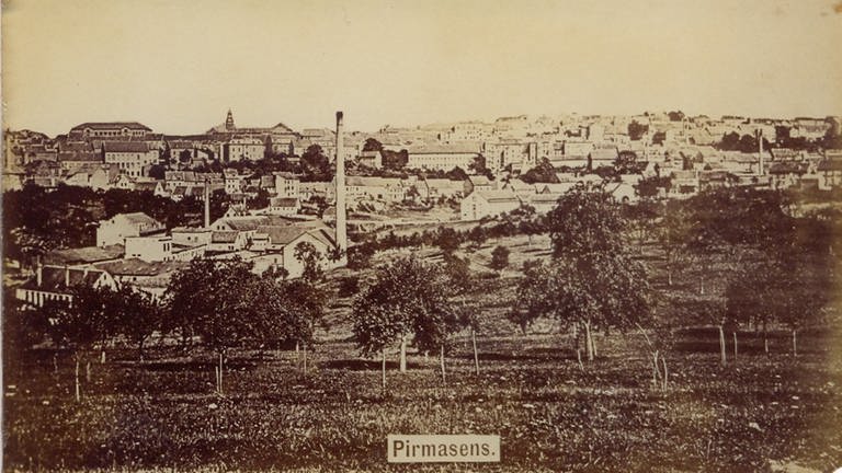 Blick auf Pirmasens vom Strecktal - circa 1933. (Foto: SWR, Stadtarchiv Pirmasens)