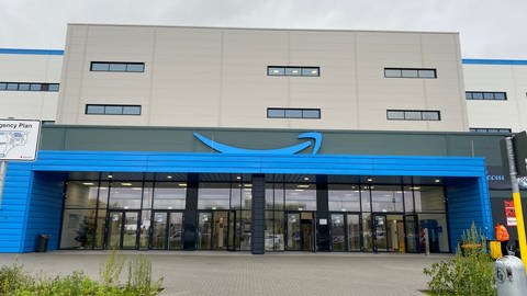 Das Amazon-Logistikzentrum in Kaiserslautern. (Foto: SWR)