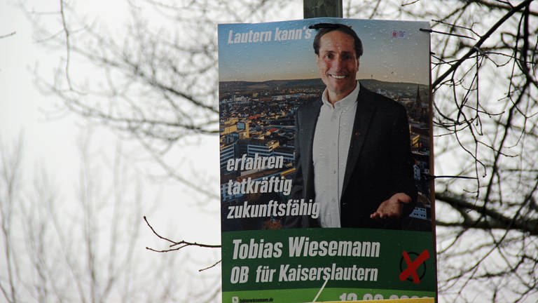 Wahlplakat OB-Wahl Tobias Wiesemann (Foto: SWR)