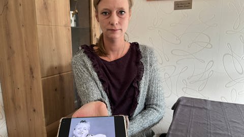 Kirsten Halbwax aus Zweibrücken hat ihren siebenjährigen Sohn verloren. (Foto: SWR)
