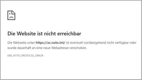 Die Website des Aircome in Ramstein ist nicht erreichbar. (Foto: SWR)
