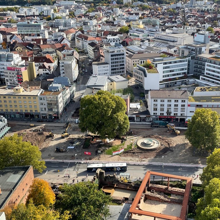 Die neue Stadtmitte in Kaiserslautern wird noch bis 2025 umgestaltet. (Foto: SWR)