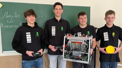 Roboter der Robotik AG an der IGS in Rockenhausen