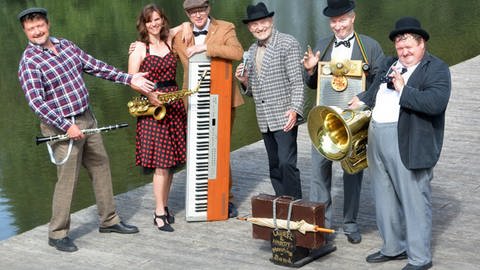 Die Laurel und Hardy’s Dixie Band tritt am Wochenende in Zweibrücken auf (Foto: Laurel & Hardy’s Dixie Band)