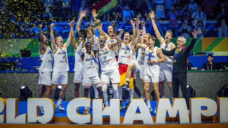 Historisch: Deutschland ist erstmals Basketball-Weltmeister.  (Foto: IMAGO, camera4+)