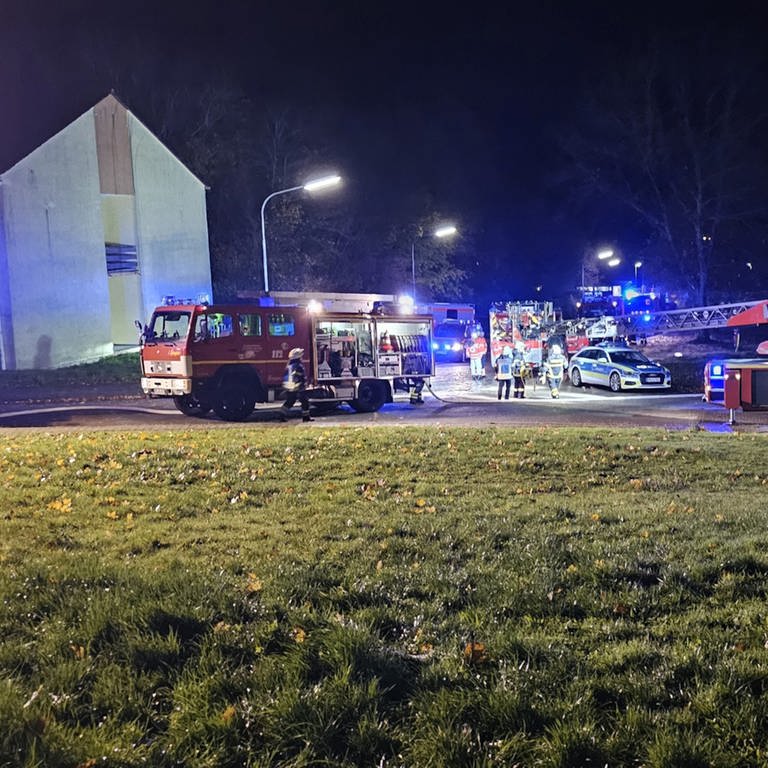 Beim Brand in der Afa in Kusel wurde niemand verletzt. (Foto: Stefan Reichert, Feuerwehr VG Oberes Glantal)