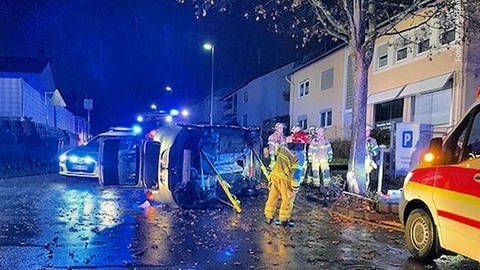 Unfall mit 3 Promille in Kaiserslautern