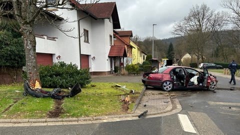 Schwerer Unfall im Kreis Kusel (Foto: Polizei Kusel)