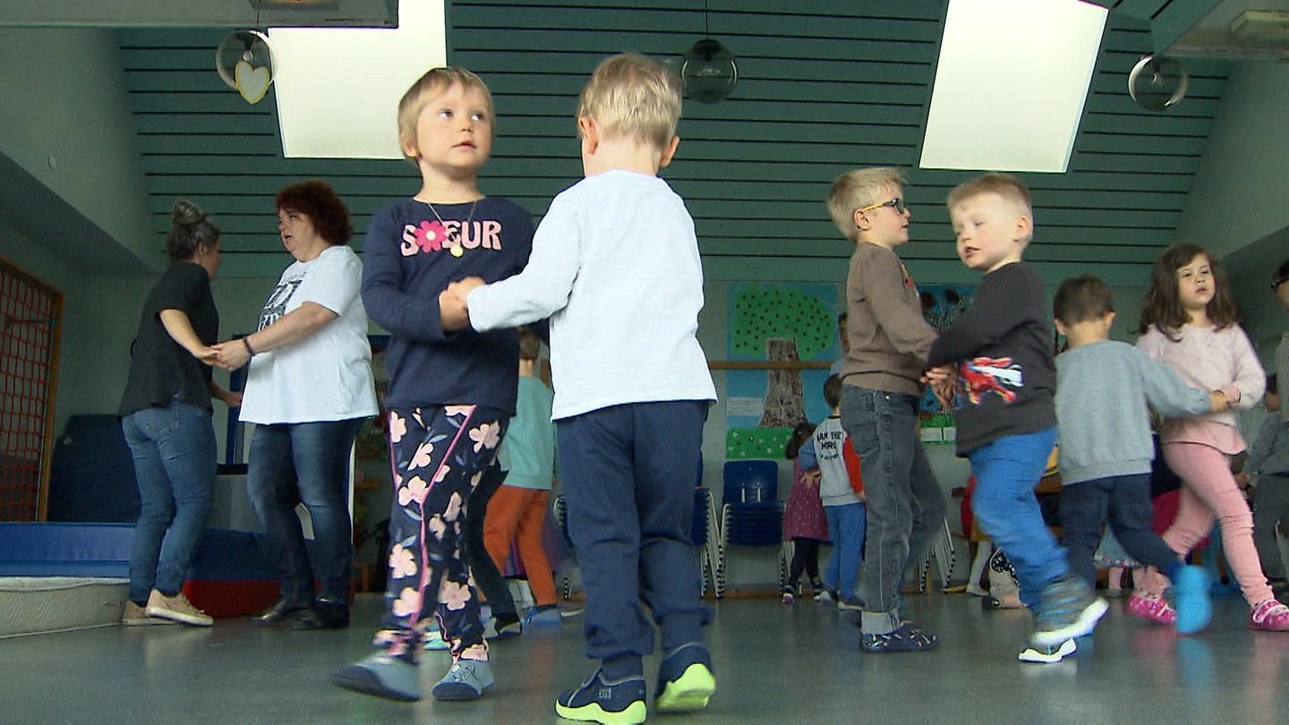 Im deutsch-französischen Kindergarten in Liederschiedt lernen deutsche und französische Kinder gemeinsam. (Foto: SWR)